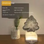 Creative Three-dimensional Rotating Ambience Light Bedroom - Image 4