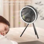 Hanging Dual-purpose Tripod Outdoor Fan Light USB Camping Tent Portable Small Ceiling Fan Camping Fan - Image 7