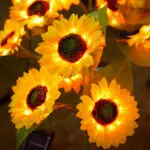Outdoor Garden Decoration Solar Sunflower Lawn Lamp - Image 5