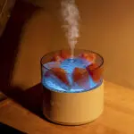 Cool-Mist Impeller Air Humidifier Crystal Salt Aroma Diffuser Incense Machine Fogger Essential Oil Lamp Difusor Ambient Light - Image 7