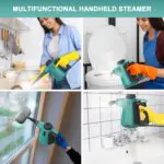 Handheld Steam Cleaner For Home Use, Steamer For Cleaning With Lock Button And 7 Accessory Kit Handheld Pressurized Steamer For Sofa, Bathroom, Car, Floor, Kitchen, Portable Natural Steam Cleaner - Image 3