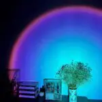 Rechargeable Rainbow Projection Lamp Sunset Lamp Projection Atmosphere Sunset Lamp - Image 5