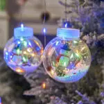 10PCS LED Christmas Curtain Lamp Fairy Snowman Wishing Ball Lamp String Christmas Window Decoration Christmas Light Room - Image 9