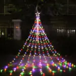 LED Five-pointed Star Waterfall Light To Decorate The Courtyard Outdoor - Image 8