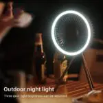 Hanging Dual-purpose Tripod Outdoor Fan Light USB Camping Tent Portable Small Ceiling Fan Camping Fan - Image 3