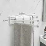 Nordic Bathroom Non-perforated Towel Rack Bathroom - Image 2