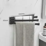 Nordic Bathroom Non-perforated Towel Rack Bathroom - Image 4
