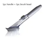 2 In1 Long Handle Cleaning Brush With Removable Brush Head Ktichen Gadgets - Image 7