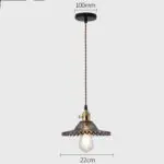 Nordic Minimalist Glass Chandelier Old Shanghai Retro - Image 8
