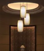Southeast Asia bamboo plait hall staircase decoration lamp - Image 2