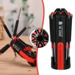 Car Supplies 8 In 1 Screwdriver With LED Flashlight Car Portable Multifunctional Outdoor Tools - Image 5