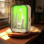 Woodcarving Light Creative Gift Minimalist Bedside Night Light Decoration Desktop Decoration Birthday Gift - Image 2