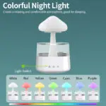 2-in-1 Desk Humidifier Rain Cloud Aromatherapy Essential Oil Zen Diffuser & Raining Cloud Night Light Mushroom Lamp - Image 2