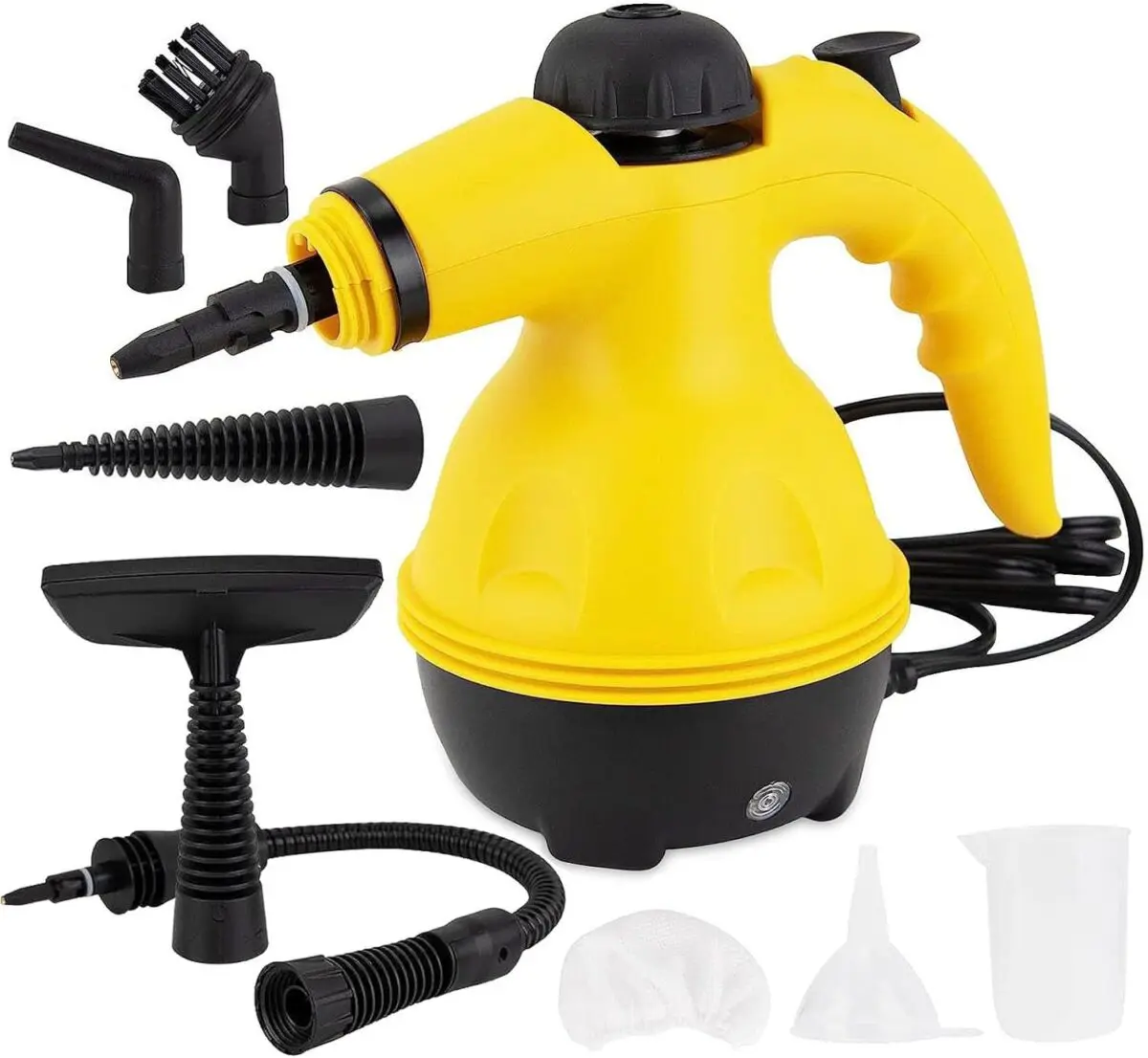 Handheld Steam Cleaner For Home Use, Steamer For Cleaning With Lock Button And 7 Accessory Kit Handheld Pressurized Steamer For Sofa, Bathroom, Car, Floor, Kitchen, Portable Natural Steam Cleaner - Image 9