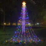 LED Five-pointed Star Waterfall Light To Decorate The Courtyard Outdoor - Image 5