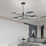 Nordic Living Room Simple Modern Atmosphere Net Red Led Molecular Ceiling Light - Image 3