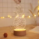 Bedside lamp pineapple table lamp - Image 2