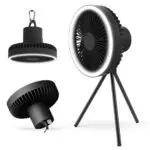 Hanging Dual-purpose Tripod Outdoor Fan Light USB Camping Tent Portable Small Ceiling Fan Camping Fan - Image 4