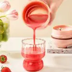 Portable Blender Juicer Cup Rechargeable With 4 Blades For Shakes And Smoothies Maker 400ml Fresh Fruit Mixer Juicer Cup - Image 8