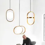 Wrought iron small chandelier - Image 4