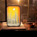 Woodcarving Light Creative Gift Minimalist Bedside Night Light Decoration Desktop Decoration Birthday Gift - Image 3