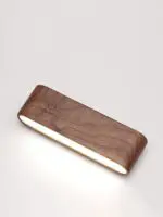 Nordic Black Walnut Solid Wood LED Table Lamp Key Holder Rechargeable Desk - Image 3