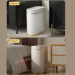 Smart Trash Can With Lid For Bedroom And Living Room Kitchen Storage Box Trash Can Induction Small Car Box Automatic Smart Dustbin Smart Trash Bin - Image 8