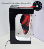 Magnetic Suspension E-shaped Display Rack Suspension Rotation Different Shoes Weight Adjustable - Image 3