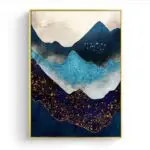 Japanese Poster Moonlight On The Sea Canvas - Image 3