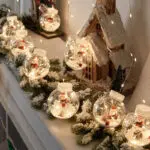 10PCS LED Christmas Curtain Lamp Fairy Snowman Wishing Ball Lamp String Christmas Window Decoration Christmas Light Room - Image 7