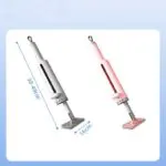 Rotatable Self-Squeeze Mini Mop With Crevice Brush Hand Wash-Free Flat Squeeze Mop With 2 Reusable Microfiber Pads, Microfiber Mop For Wet Dry Use Self Wringing Flat Mop For Floor Cleaning - Image 10