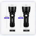 Strong Flashlight Focusing Led Flash Light Rechargeable Super Bright LED Outdoor Xenon Lamp - Image 2