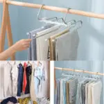 5 In 1 Wardrobe Hanger Multi-functional Clothes Hangers Pants Stainless Steel Magic Wardrobe Clothing Hangers For Clothes Rack - Image 2