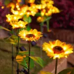 Outdoor Garden Decoration Solar Sunflower Lawn Lamp - Image 4