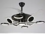 Nordic Ceiling Fans With LED Light Remote Control Ceiling - Image 4