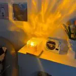 LED Water Ripple Ambient Night Light USB Rotating Projection Crystal Table Lamp RGB Dimmable Home Decoration 16 Color Gifts - Image 3