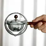Semi-automatic Rotary Heat-resistant Glass Teapot Lazy Tea Making With Infuser And Wooden Handle Office Home Accessories Kitchen Gadgets - Image 10