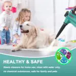Handheld Steam Cleaner For Home Use, Steamer For Cleaning With Lock Button And 7 Accessory Kit Handheld Pressurized Steamer For Sofa, Bathroom, Car, Floor, Kitchen, Portable Natural Steam Cleaner - Image 4