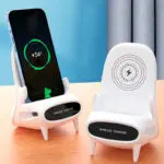Portable Mini Chair Wireless Charger Desk Mobile Phone Holder Wireless Charger 10W Fast Charge Special Gift - Image 7