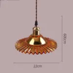 Nordic Minimalist Glass Chandelier Old Shanghai Retro - Image 5