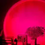 Rechargeable Rainbow Projection Lamp Sunset Lamp Projection Atmosphere Sunset Lamp - Image 3
