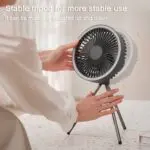 Hanging Dual-purpose Tripod Outdoor Fan Light USB Camping Tent Portable Small Ceiling Fan Camping Fan - Image 6