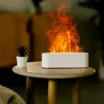 Innovative Simulated Ice Fire Cold Flame Essential Oil Diffuser 150ml Heavy Mist Air Humidifier Colorful Atmosphere Light - Image 2