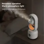 Summer Water Cooled Spray Mist Electric Fan USB Rechargeable Portable Wireless Air Humidifier Bladeless Ventilator Table Fan - Image 3