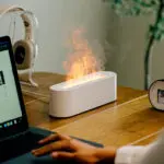 Innovative Simulated Ice Fire Cold Flame Essential Oil Diffuser 150ml Heavy Mist Air Humidifier Colorful Atmosphere Light - Image 9