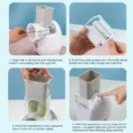 Electric Vegetable Slicer Multifunctional Potato Carrot Cutter Shred Chopper Kitchen Accessories Grater Home Gadget Tools - Image 2