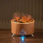 Top Sale Flame Aroma Diffuser Air Humidifier Home Aromatherapy Fire Ultrasonic Essential Oil Diffuser With Bluetooth Speaker White Noise - Image 6