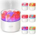 Cool-Mist Impeller Air Humidifier Crystal Salt Aroma Diffuser Incense Machine Fogger Essential Oil Lamp Difusor Ambient Light - Image 3