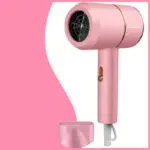 Portable Folding Low Power Cold And Hot Blue ABS Hair Dryer - Image 4