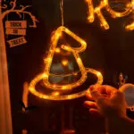Halloween Window Hanging LED Lights Spider Pumpkin Hanging Ghost Horror Atmosphere Lights Holiday Party Decorative Lights Home Decor - Image 8